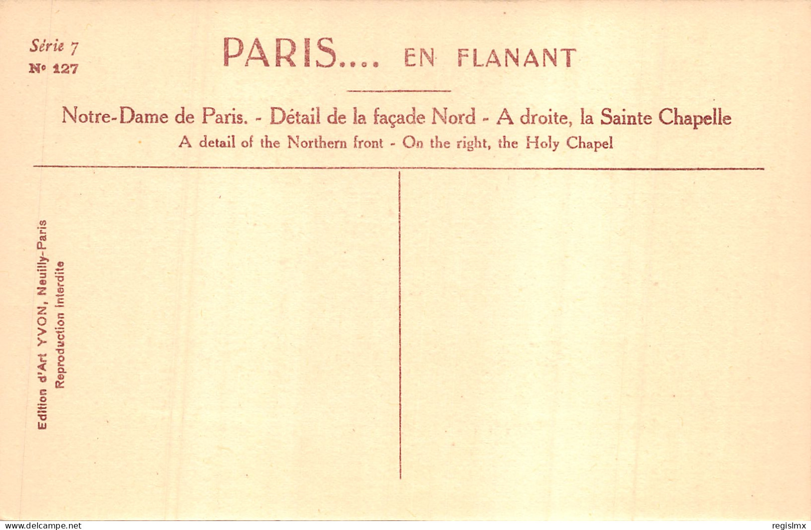 75-PARIS-NOTRE DAME-N°T2409-B/0015 - Notre Dame Von Paris