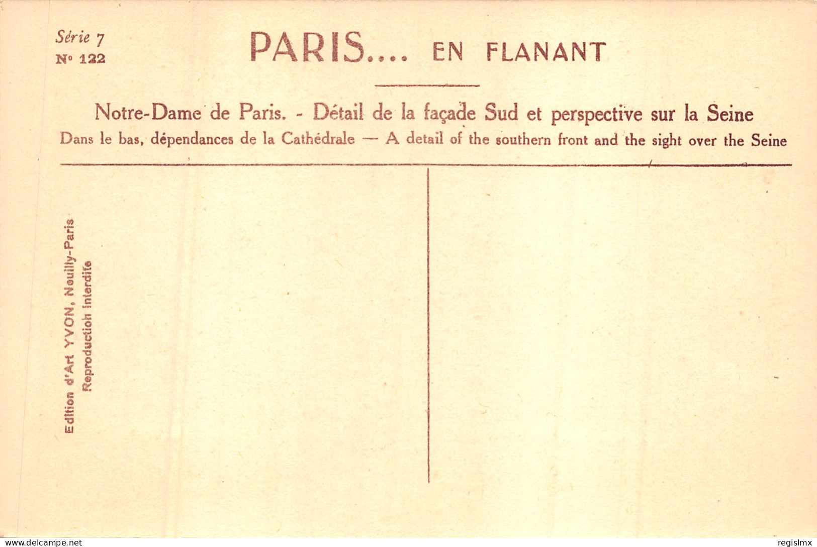 75-PARIS-NOTRE DAME-N°T2409-B/0007 - Notre Dame De Paris
