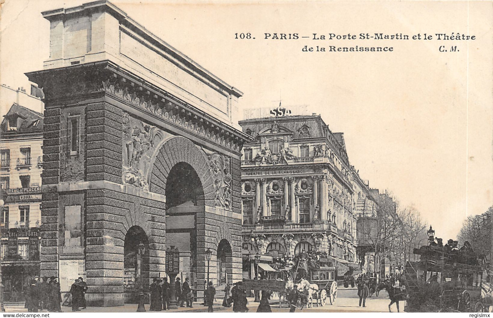 75-PARIS-III-PORTE SAINT MARTIN-N°T2409-A/0281 - District 03