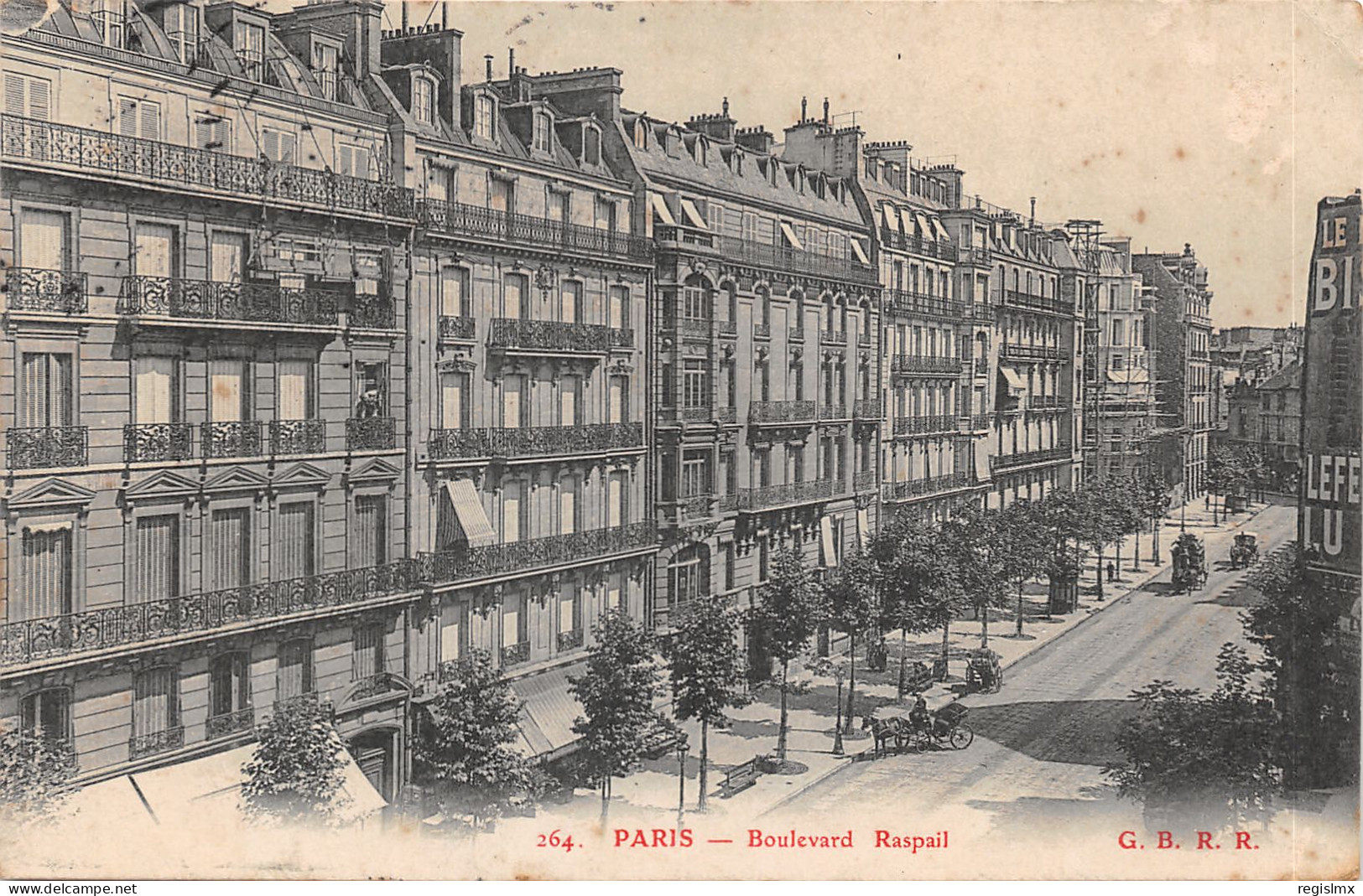 75-PARIS-XIV-BOULEVARD RASPAIL-N°T2409-A/0271 - District 14