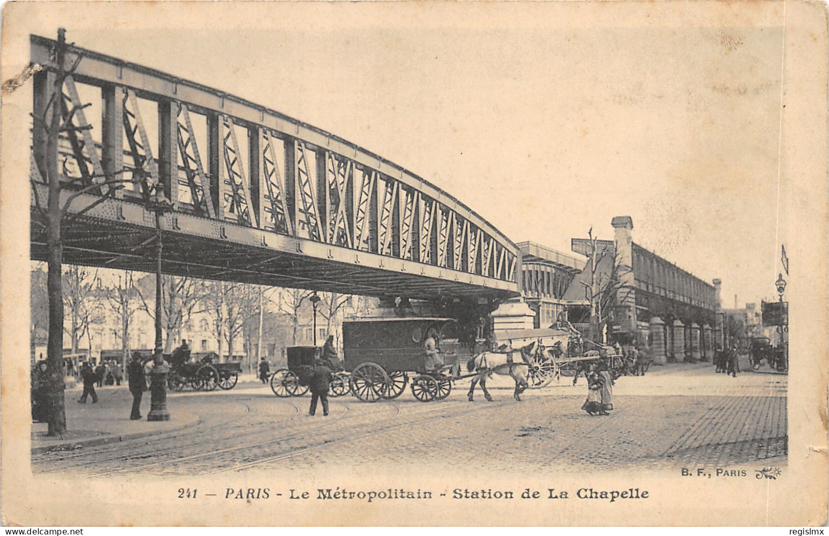 75-PARIS-X-LE METROPOLITAIN-STATION DE LA CHAPELLE-N°T2409-A/0261 - Paris (10)