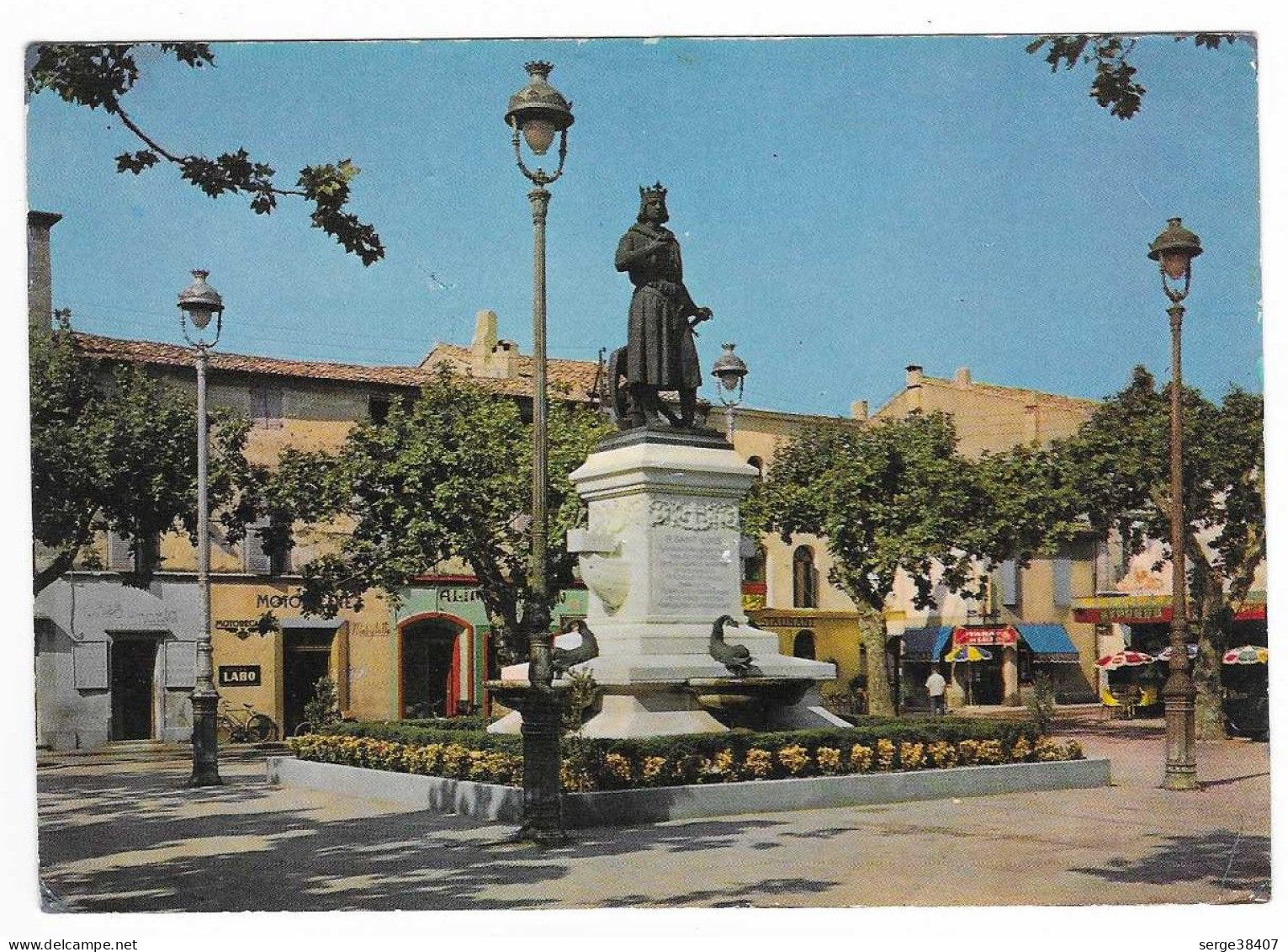 Aigues Mortes - 1972 - Statue Du Roy Saint Louis - N°711 # 5-24/15 - Aigues-Mortes