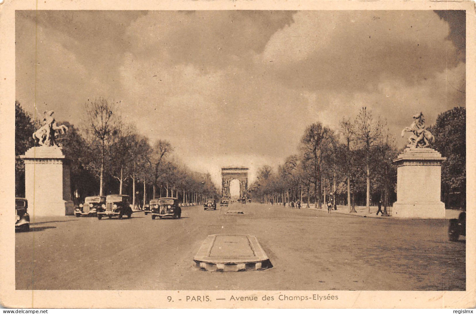 75-PARIS-VIII-AVENUE DES CHAMPS ELYSEES-N°T2409-A/0127 - Champs-Elysées