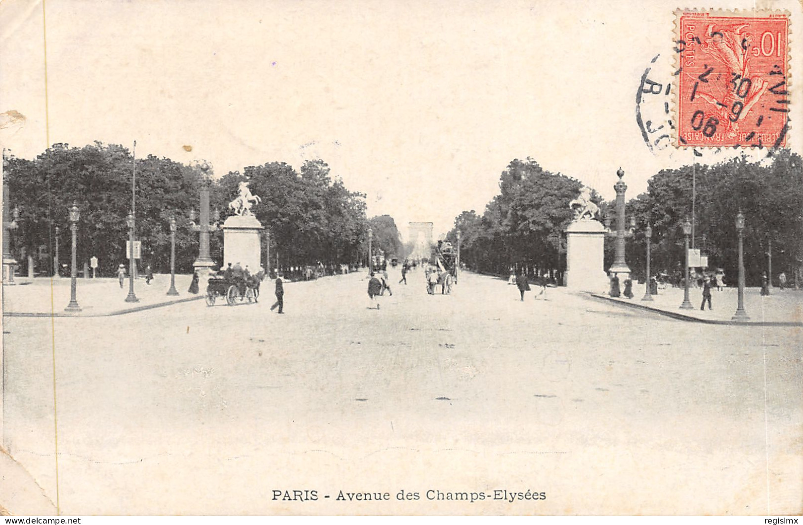 75-PARIS-VIII-AVENUE DES CHAMPS ELYSEES-N°T2409-A/0117 - Champs-Elysées