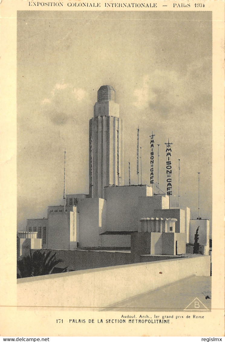 75-PARIS-EXPOSITION COLONIALE INTERNATIONALE 1931-N°T2408-H/0259 - Ausstellungen