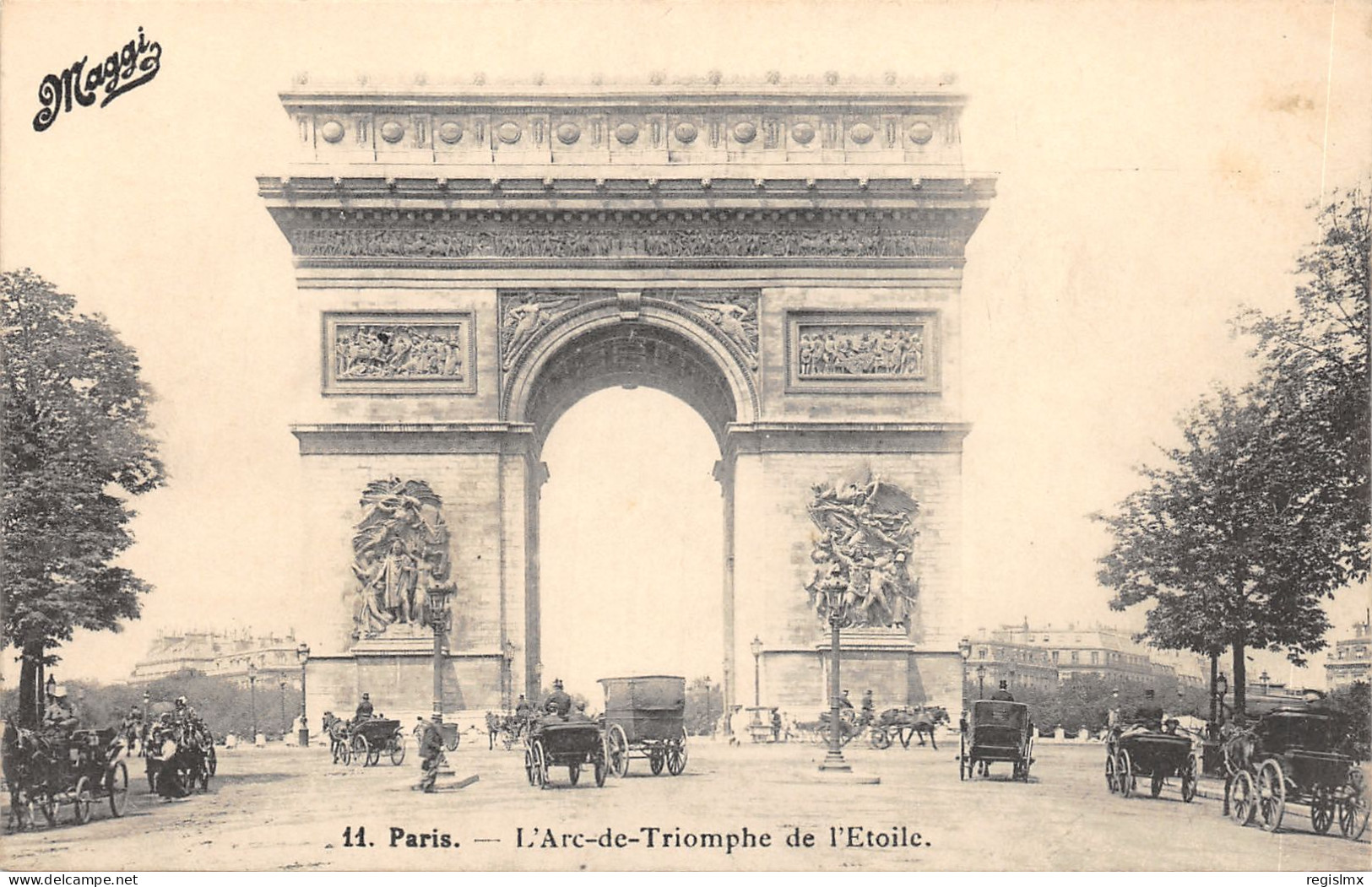 75-PARIS-ARC DE TRIOMPHE-N°T2409-D/0397 - Arc De Triomphe