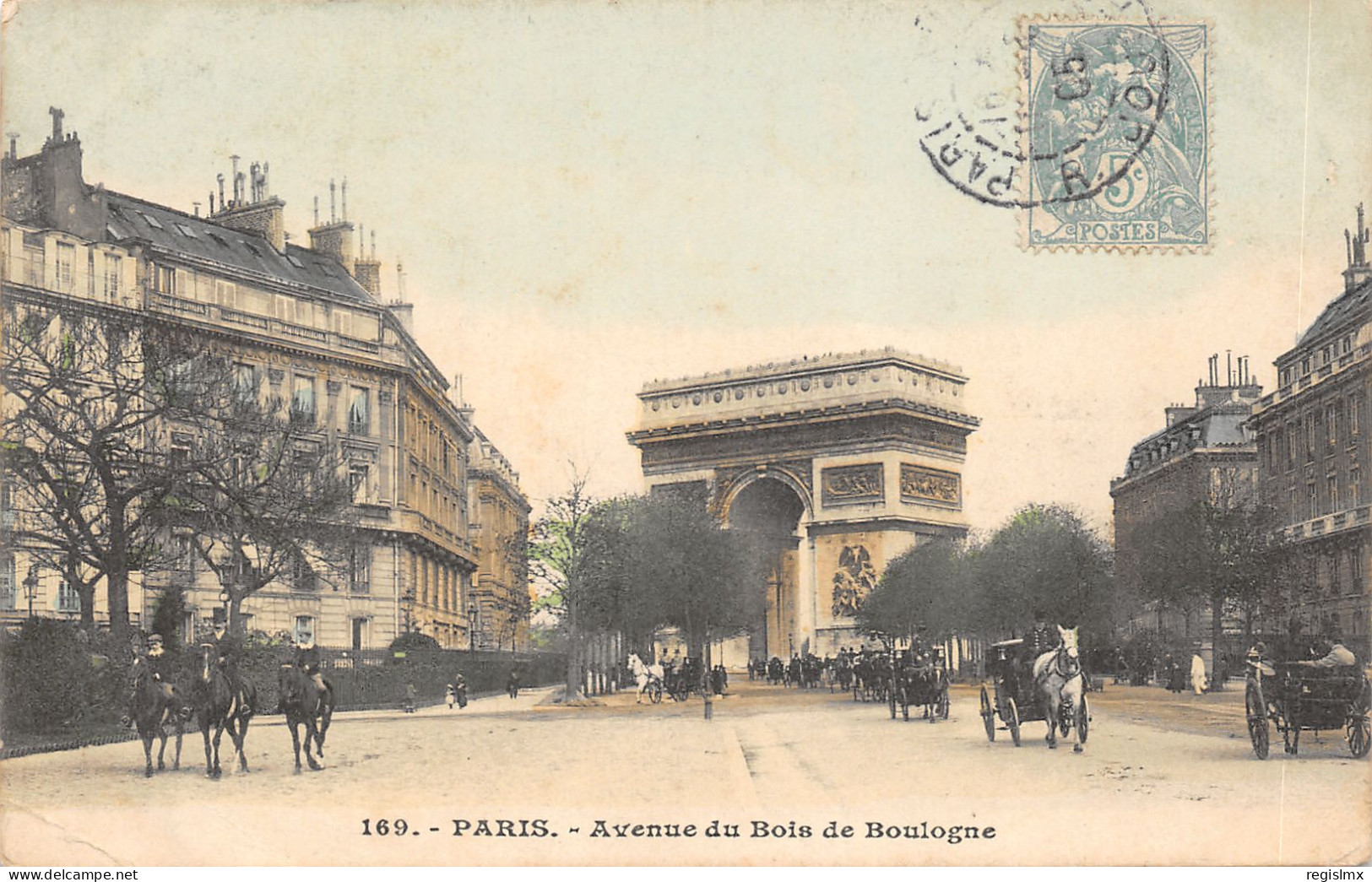 75-PARIS-ARC DE TRIOMPHE-N°T2409-D/0389 - Arc De Triomphe