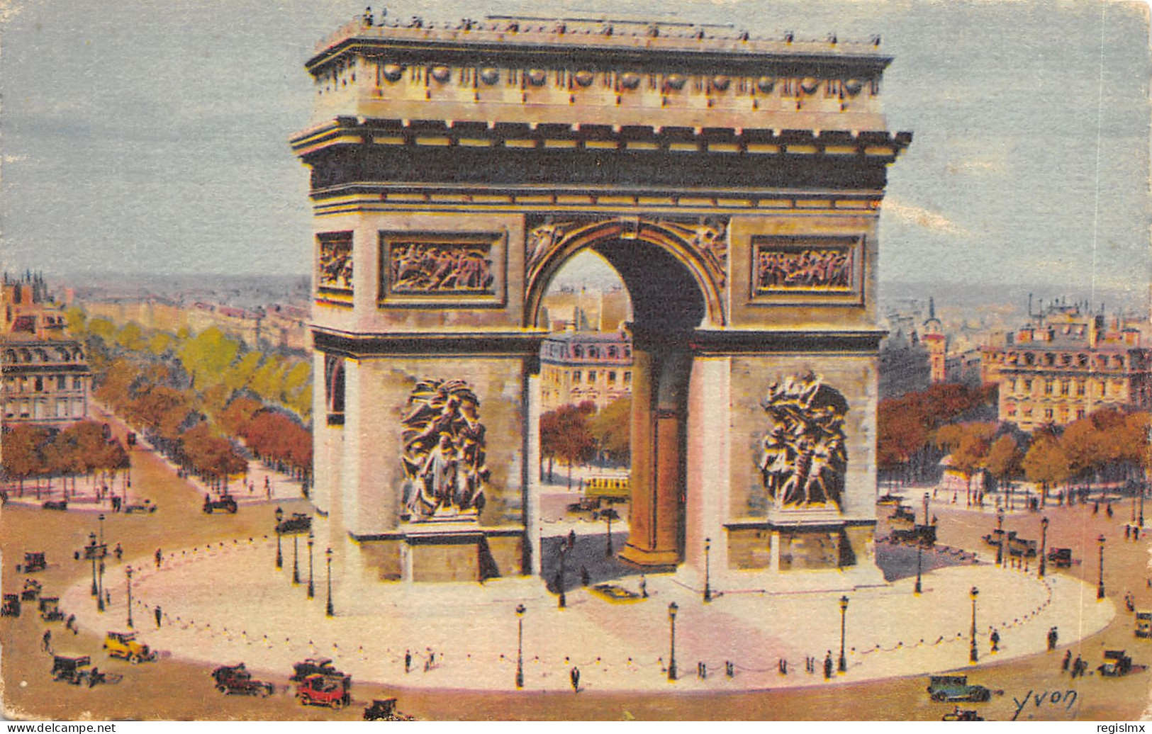 75-PARIS-ARC DE TRIOMPHE-N°T2409-D/0377 - Arc De Triomphe