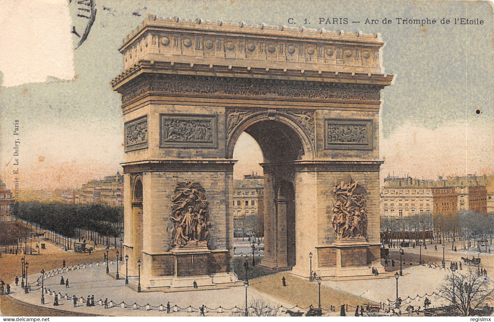75-PARIS-ARC DE TRIOMPHE-N°T2409-D/0359 - Arc De Triomphe