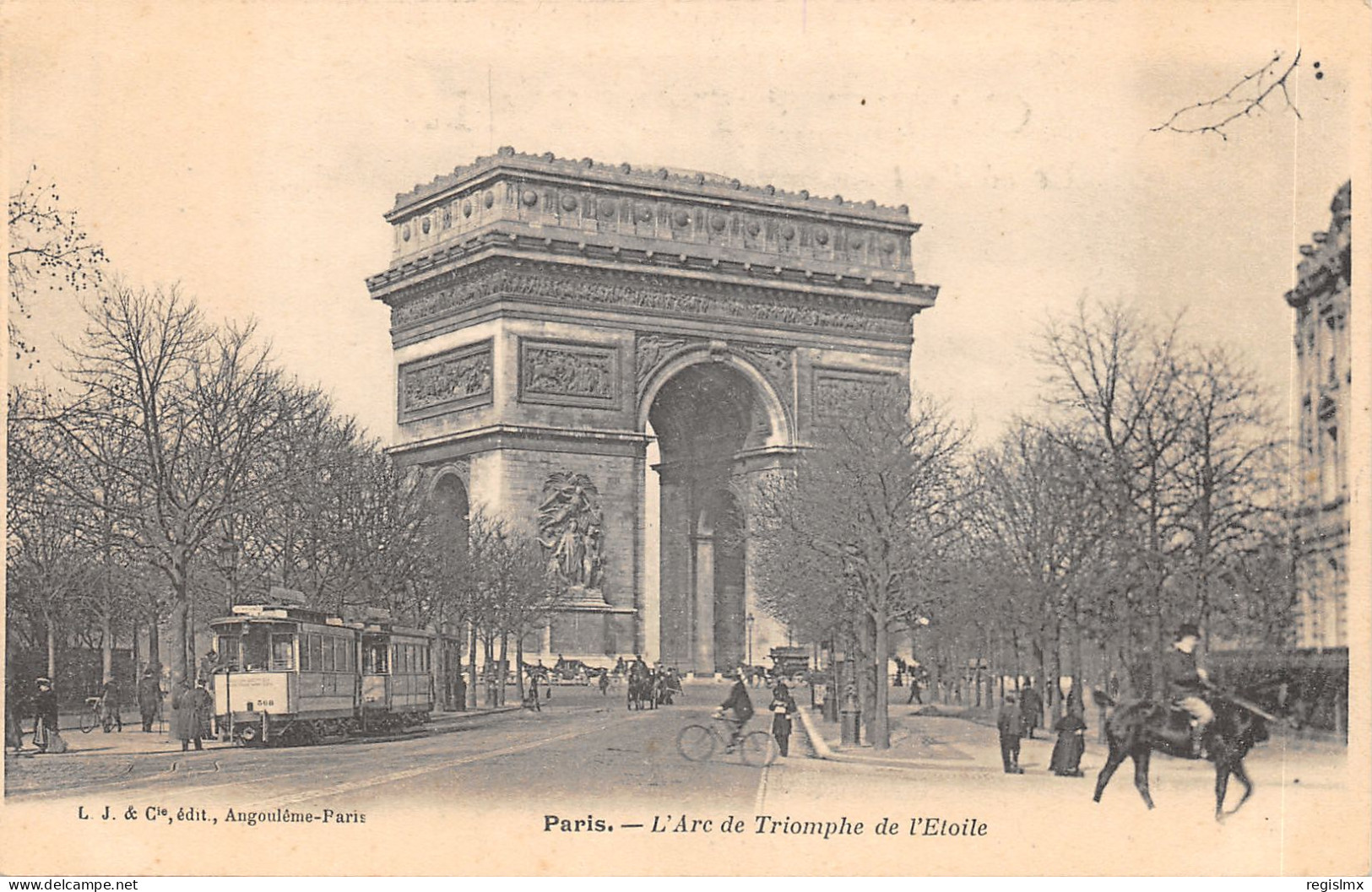 75-PARIS-ARC DE TRIOMPHE-N°T2409-D/0363 - Arc De Triomphe