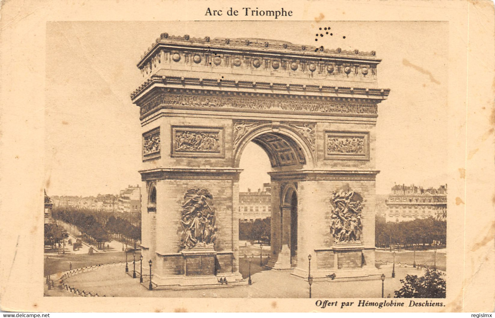 75-PARIS-ARC DE TRIOMPHE-N°T2409-D/0351 - Arc De Triomphe
