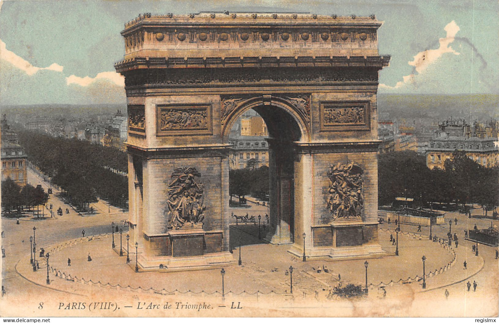 75-PARIS-ARC DE TRIOMPHE-N°T2409-D/0353 - Arc De Triomphe