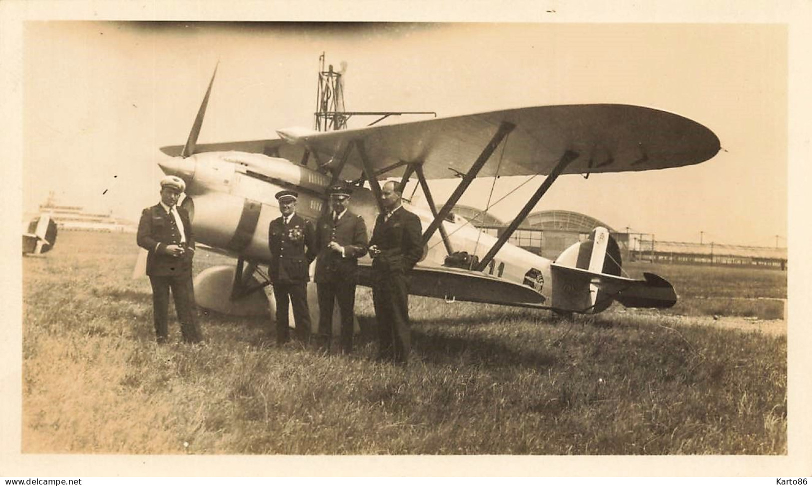 Aviation * Avion Marque Type Modèle ? & Aviateur * Aérodrome * Photo Ancienne Format 11.2x6.8cm - ....-1914: Vorläufer