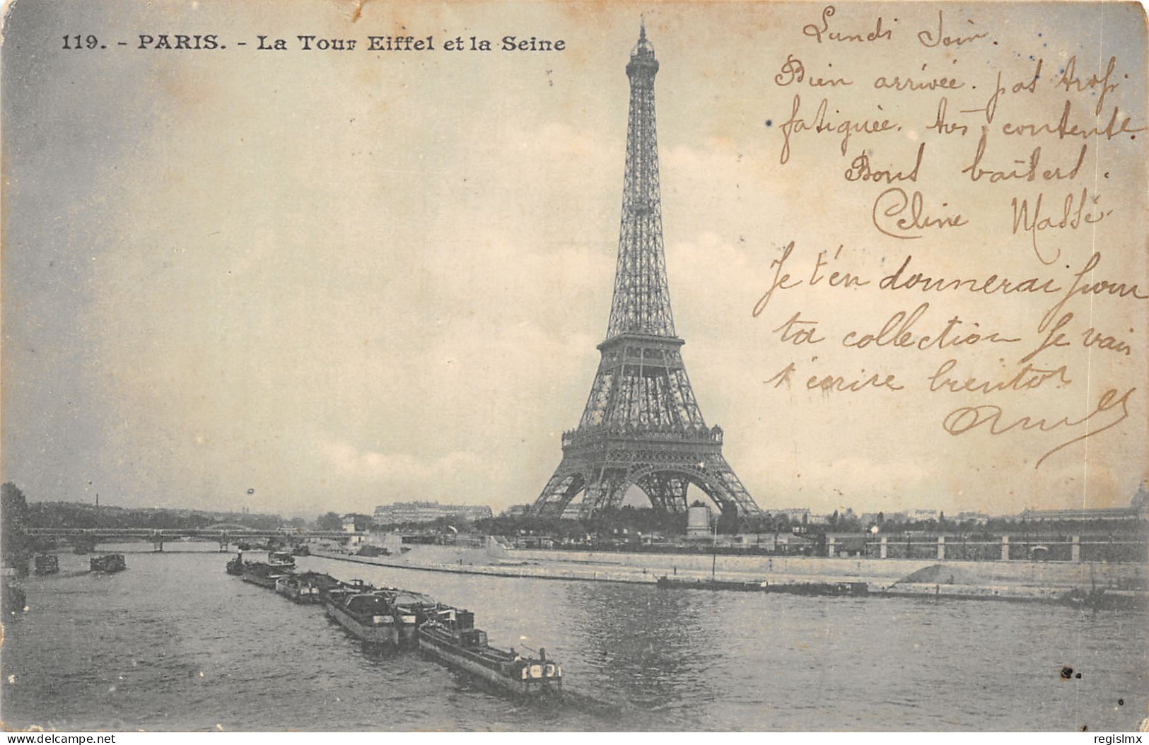 75-PARIS-LA TOUR EIFFEL-N°T2409-D/0189 - Tour Eiffel