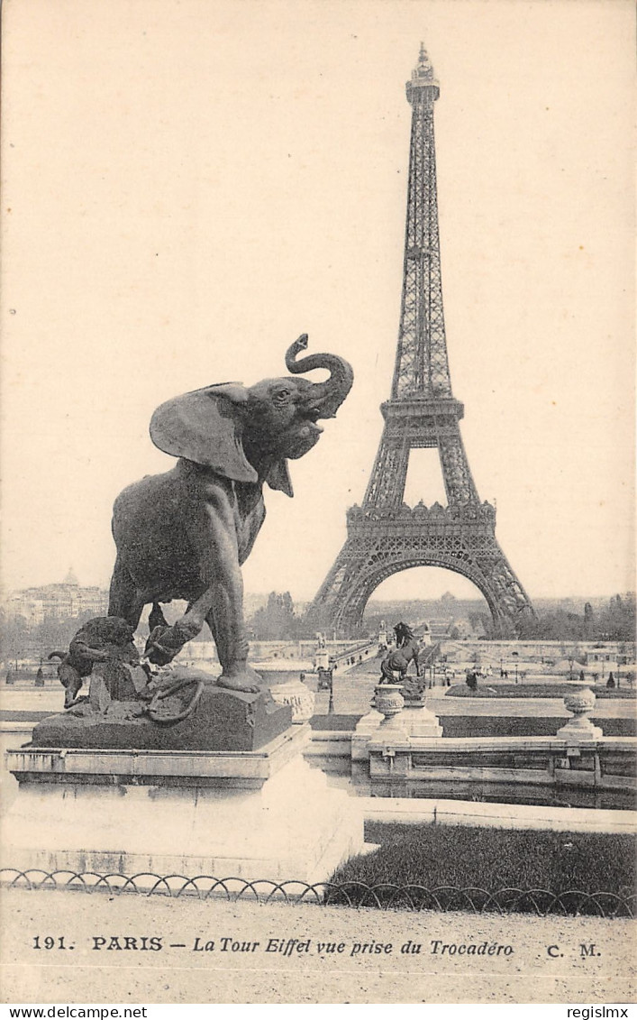 75-PARIS-LA TOUR EIFFEL-N°T2409-D/0179 - Eiffelturm