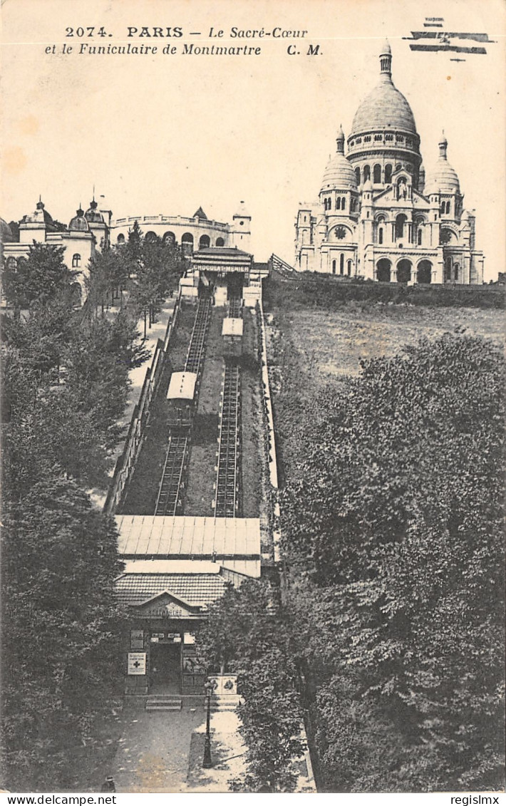 75-PARIS-LE SACRE CŒUR-LE FUNICULAIRE-N°T2409-C/0399 - Sacré Coeur