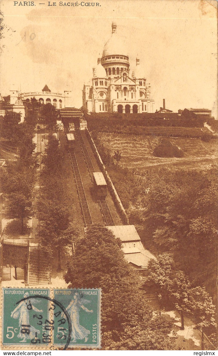 75-PARIS-LE SACRE CŒUR-LE FUNICULAIRE-N°T2409-C/0391 - Sacré-Coeur