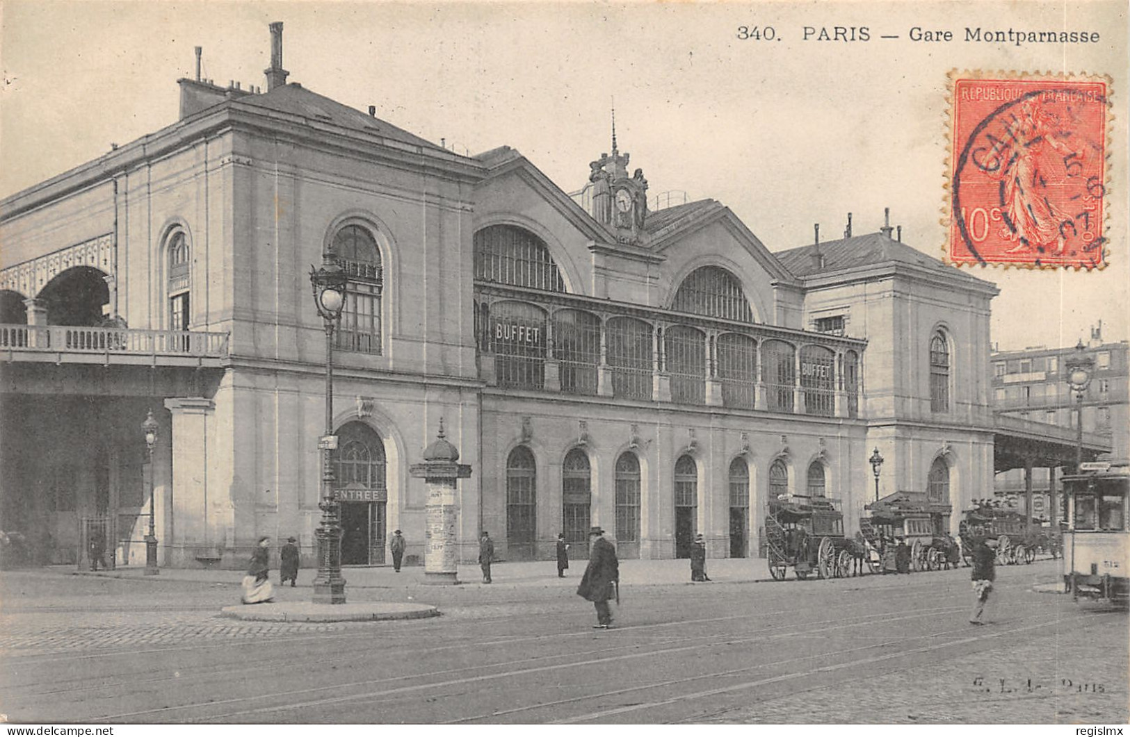 75-PARIS-LA GARE MONTPARNASSE-N°T2409-C/0311 - Stations, Underground