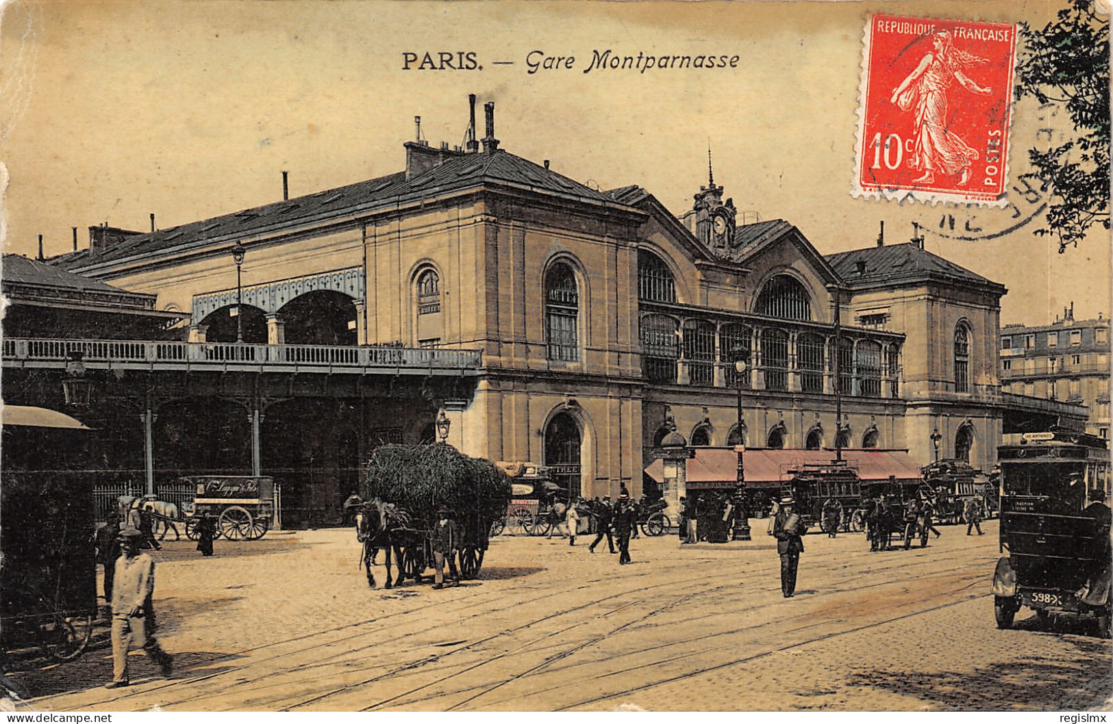 75-PARIS-LA GARE MONTPARNASSE-N°T2409-C/0305 - Stations, Underground