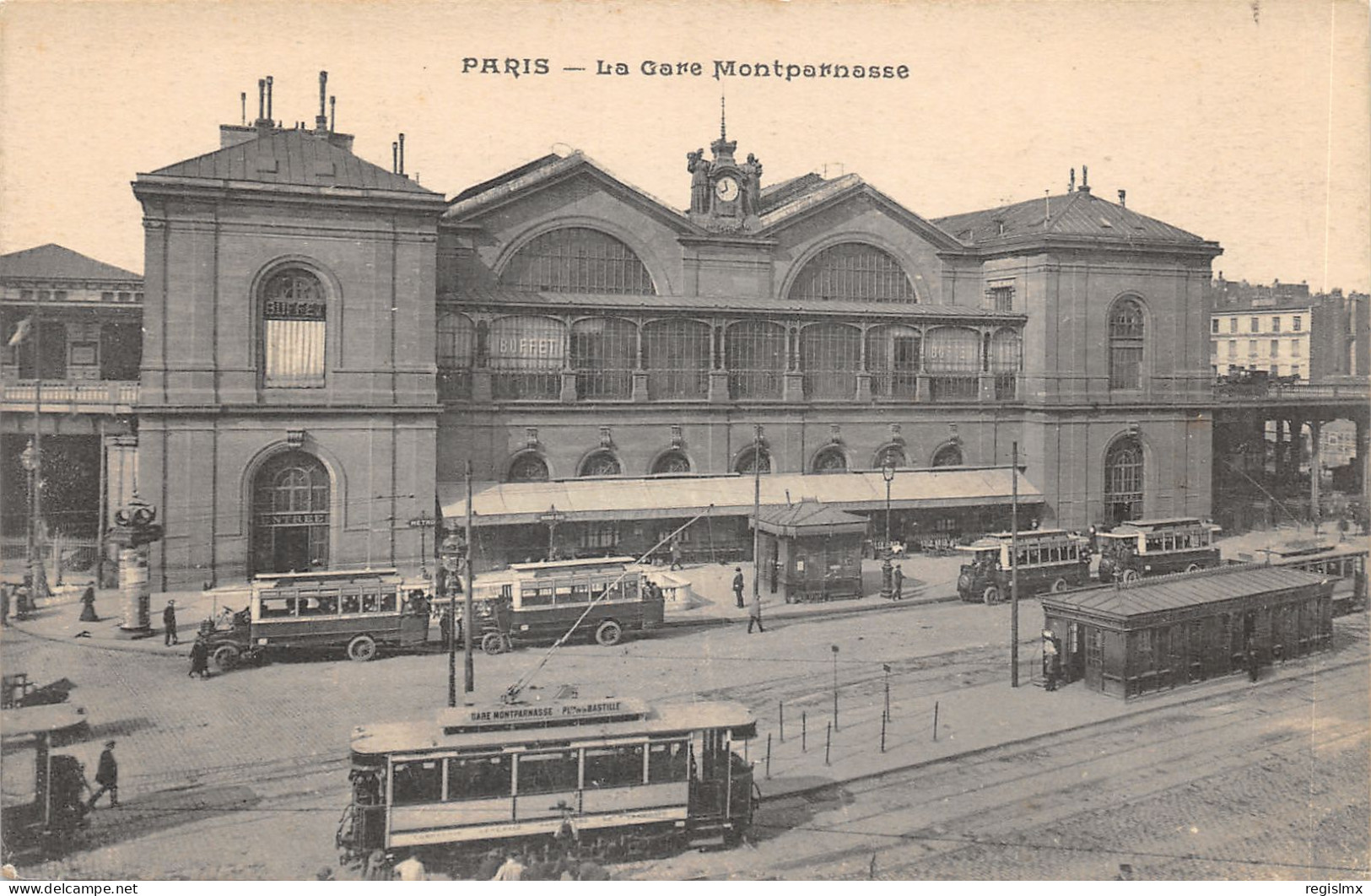 75-PARIS-LA GARE MONTPARNASSE-N°T2409-C/0297 - Stations, Underground