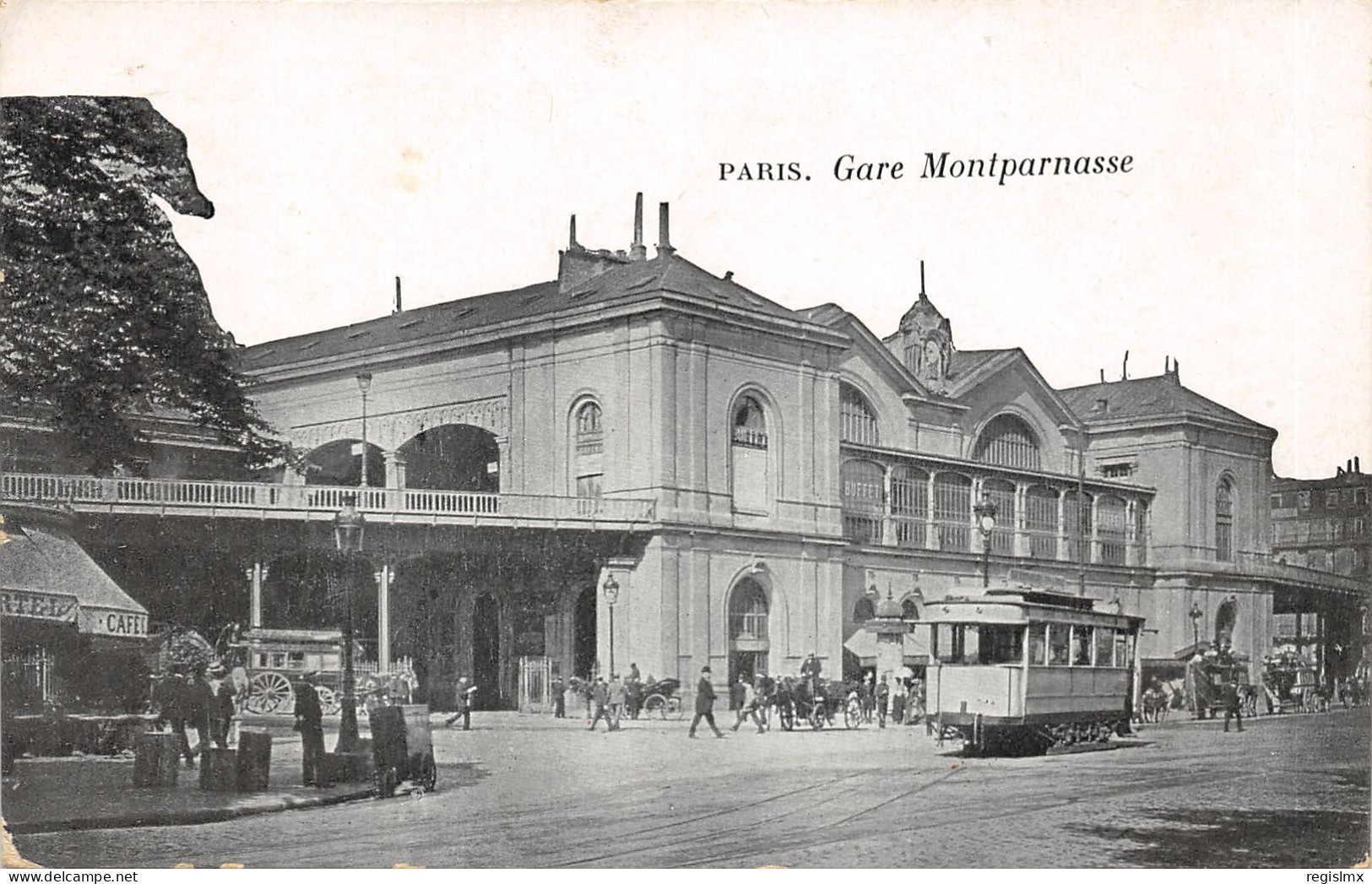 75-PARIS-LA GARE MONTPARNASSE-N°T2409-C/0303 - Metro, Stations