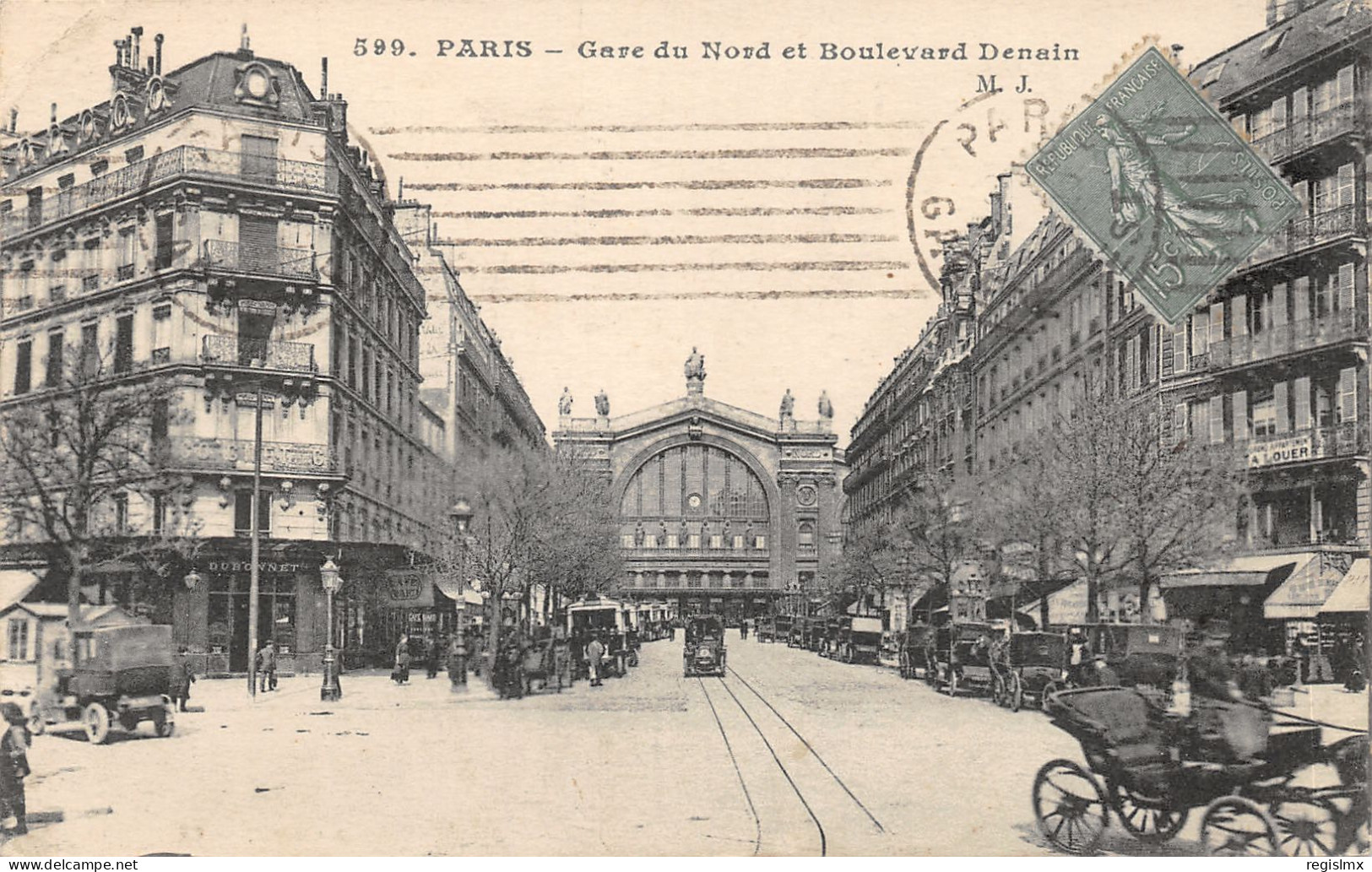 75-PARIS-LA GARE DU NORD-N°T2409-C/0293 - Pariser Métro, Bahnhöfe