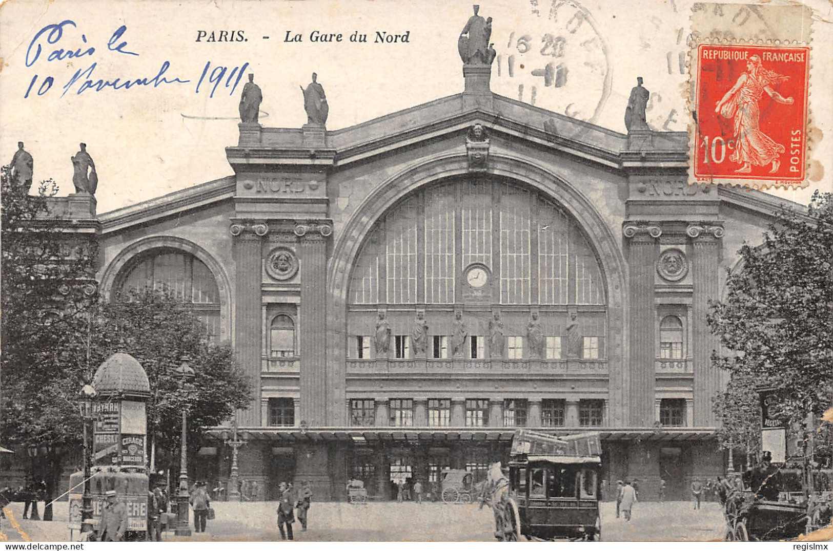 75-PARIS-LA GARE DU NORD-N°T2409-C/0279 - Stations, Underground