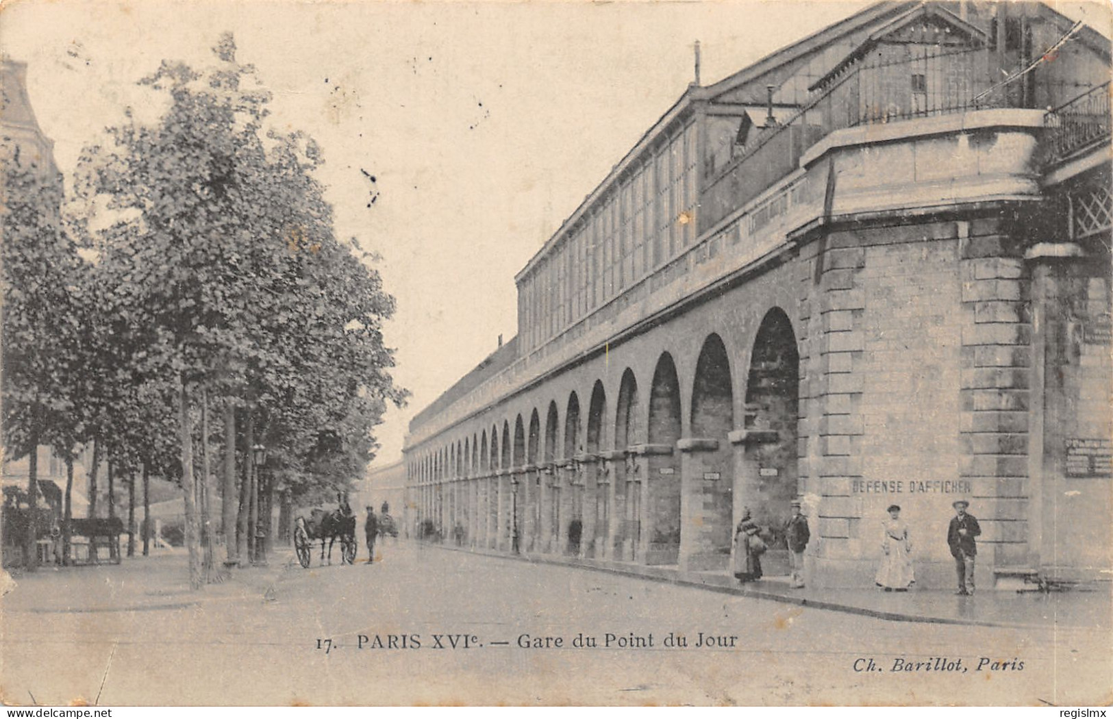 75-PARIS-GARE DU POINT DU JOUR-N°T2409-C/0243 - Métro Parisien, Gares