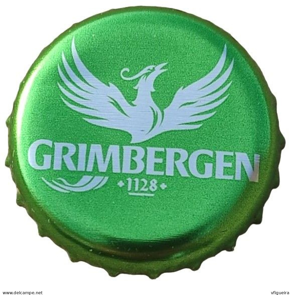 Capsule De Bière Beer Crown Cap Grimbergen Verte Clair Issue Bouteille Pale Ale SU - Beer