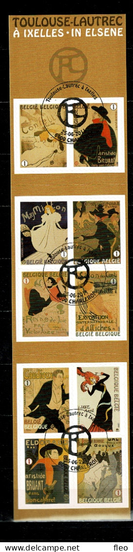 2011 B122 (4145/4154) Postfris Met  Stempel : HEEL MOOI ! MNH Avec Cachet 1er Jour : Kunst - Henri De Toulouse-Laut .... - 1997-… Validité Permanente [B]