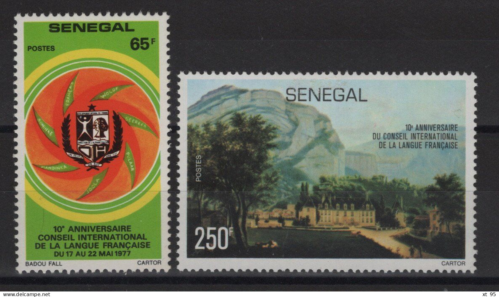 Senegal - N°462 + 463 - * Neufs Avec Trace De Charniere - Cote 4.50€ - Senegal (1960-...)