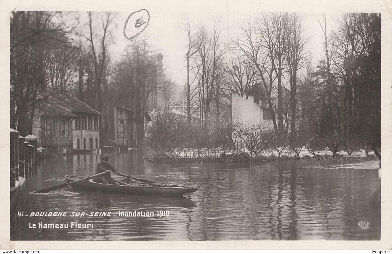 D9745 Boulogne Sur Seine Inondation 1910 - Autres & Non Classés