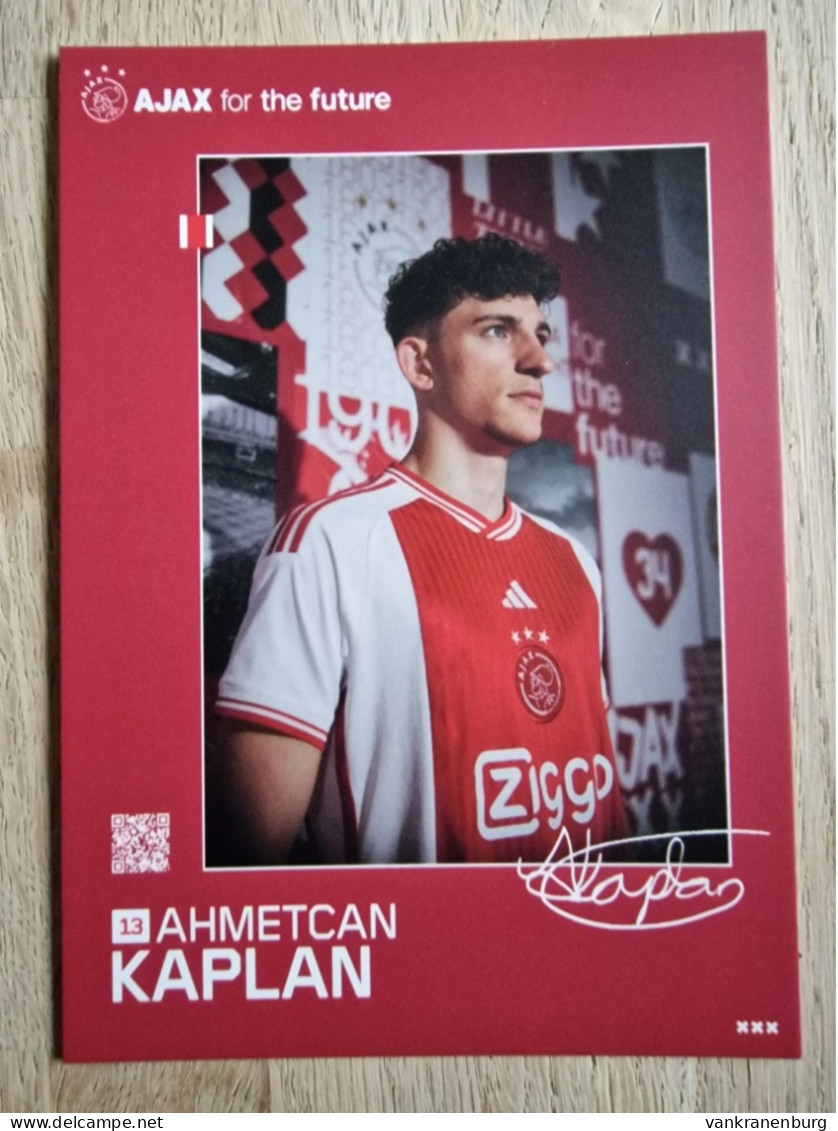 Card Ahmetcan Kaplan - Ajax Amsterdam - 2023-2024 - Football - Soccer - Voetbal - Fussball - Trabzonspor - Soccer
