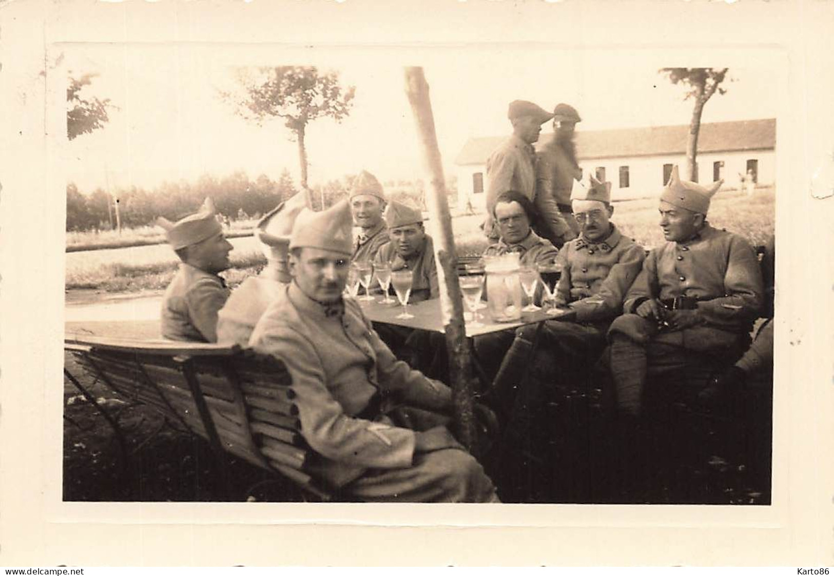 Camp Du Larzac , La Cavalerie * 8 Photos Anciennes 1937 * Militaria Régiment Militaire Soldats * 10.4x7.2cm - La Cavalerie