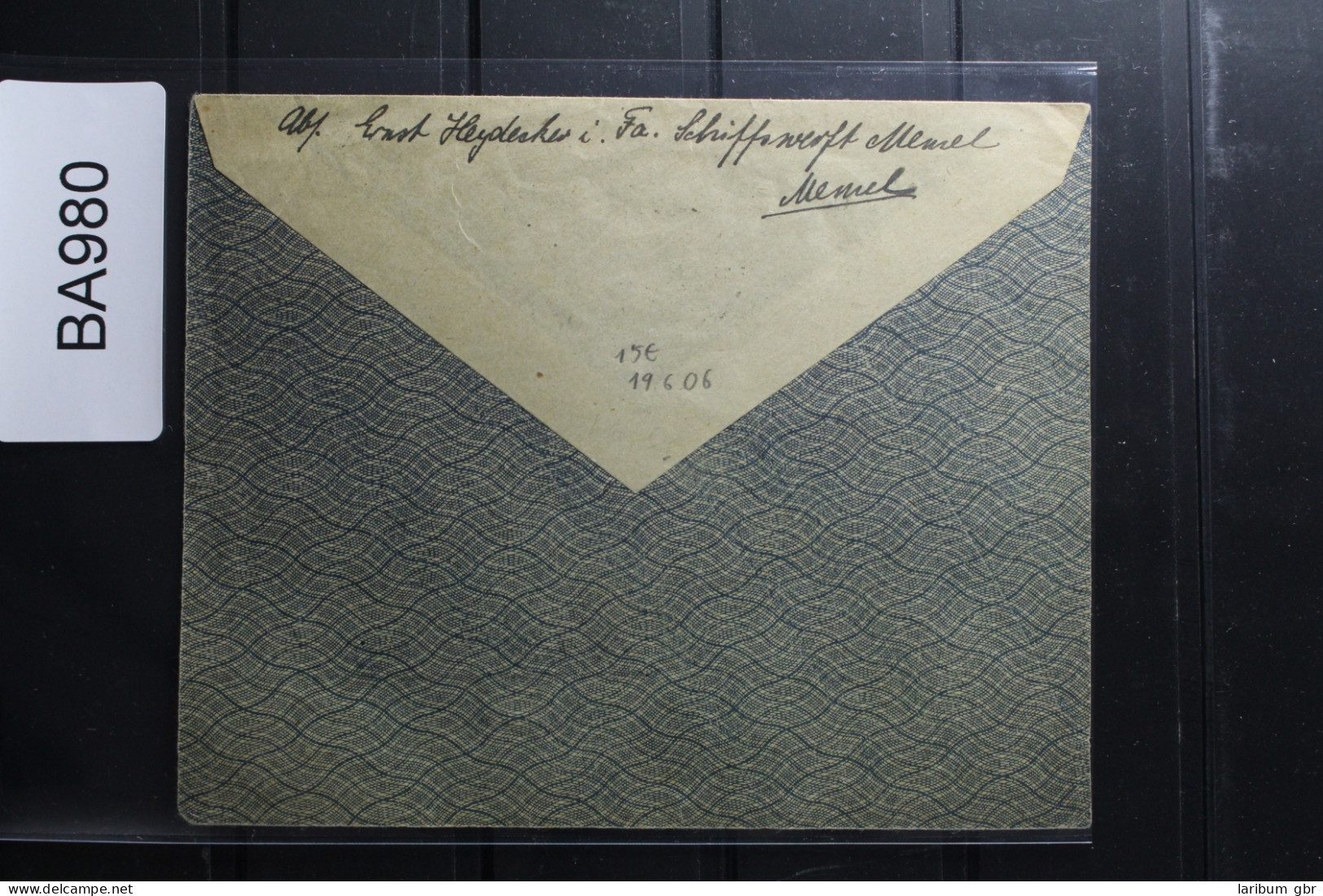 Memel 4x 34, 35 Auf Briefrest Als Mischfrankatur #BA980 - Klaipeda 1923