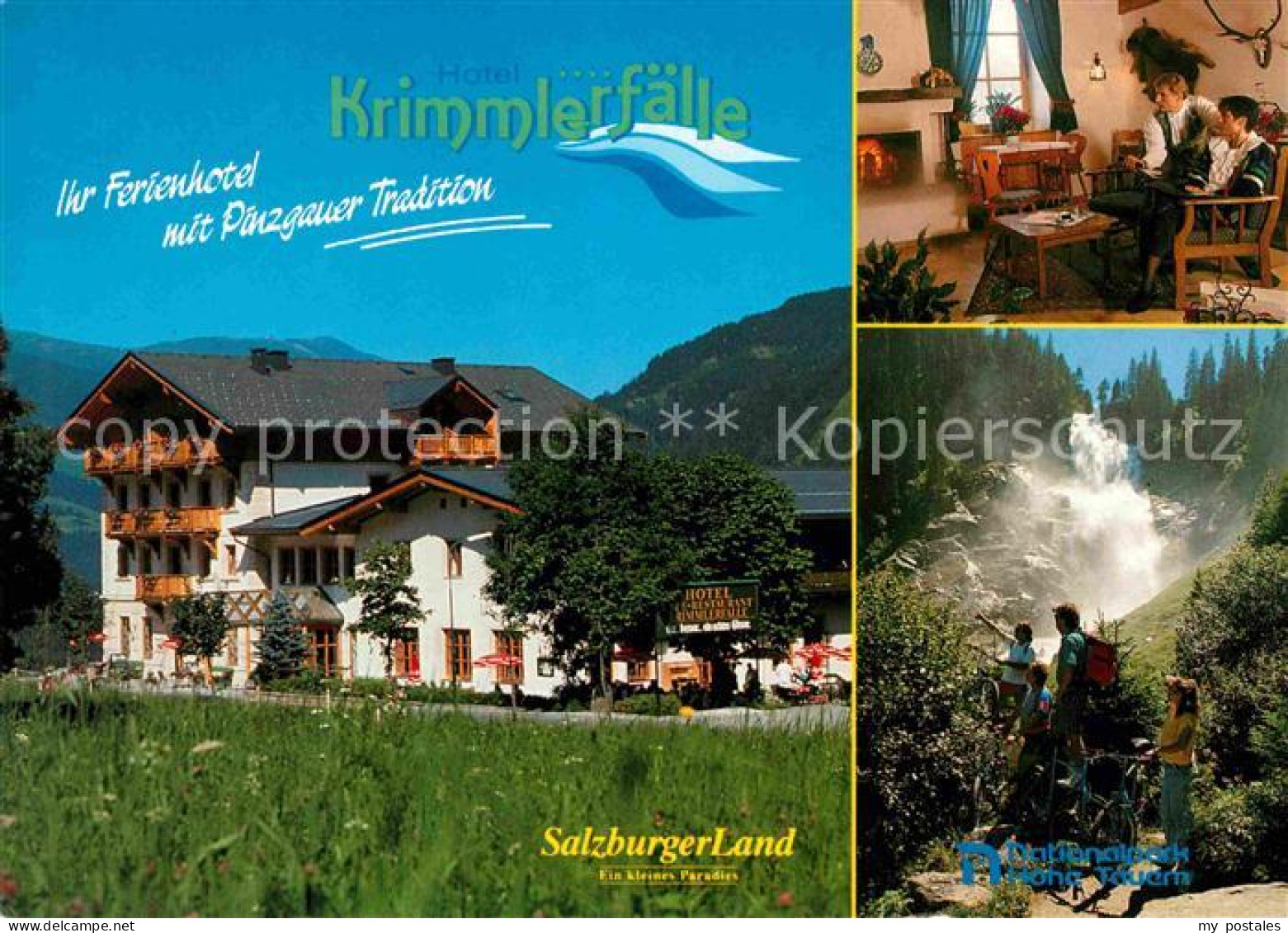 72685752 Salzburger Land Hotel Krimmlerfaelle Kaminzimmer Wasserfall  - Sonstige & Ohne Zuordnung