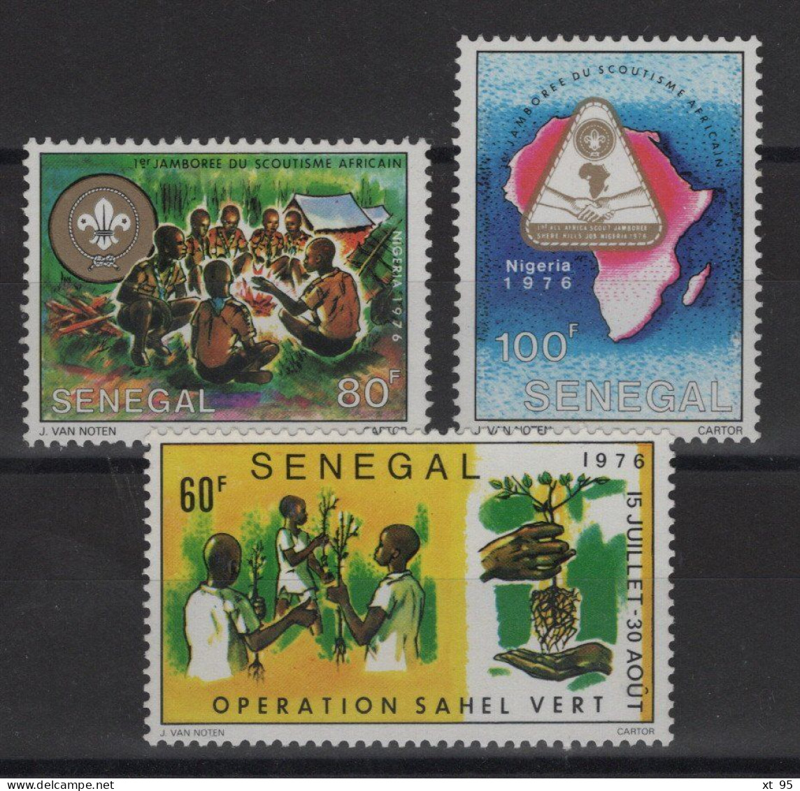 Senegal - N°436 à 438 - * Neufs Avec Trace De Charniere - Cote 4.10€ - Sénégal (1960-...)