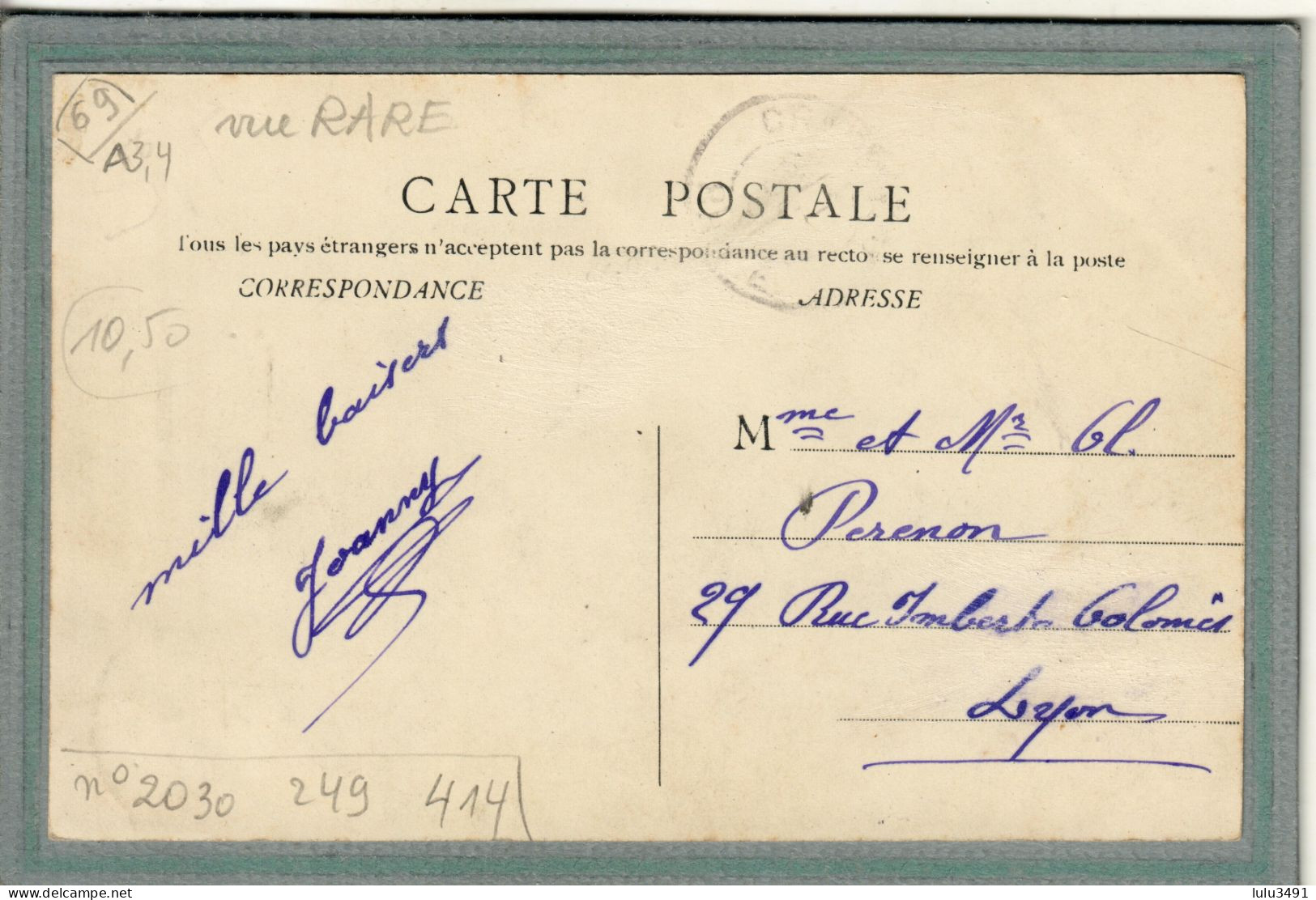 CPA (69) SAINT-GENIS-les-OLLIERES - Aspect De La Place De L'Eglise En 1906 - Other & Unclassified