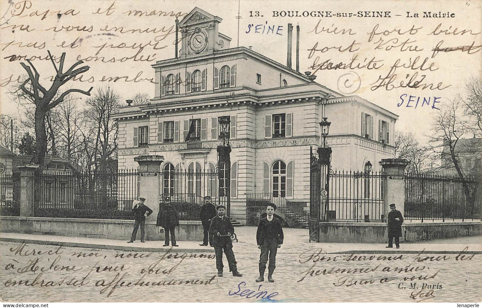 D9751 Boulogne Sur Seine La Mairie - Boulogne Billancourt