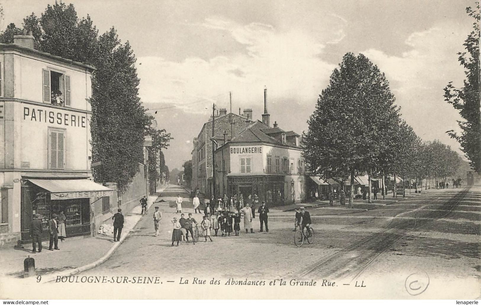 D9752 Boulogne Sur Seine La Rue Des Abondances - Boulogne Billancourt