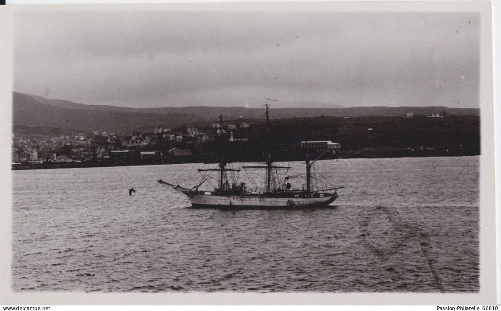 Iles Feroë - THORSHAVN - Le "Pourquoi Pas" Au Mouillage - Expédition Polaire - Cliché Tiré Du M.S. Lafayette En 1934 - Faroe Islands