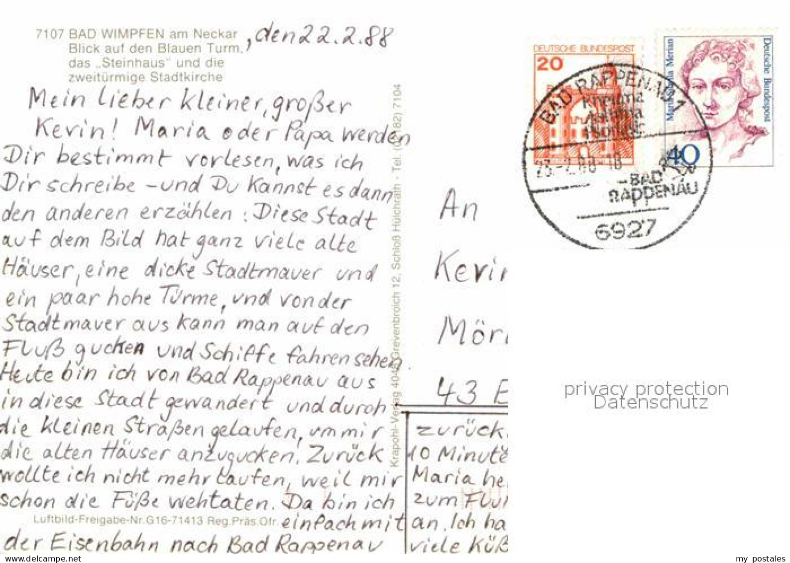 72684748 Bad Wimpfen Fliegeraufnahme Blauer Turm Bad Wimpfen - Bad Wimpfen