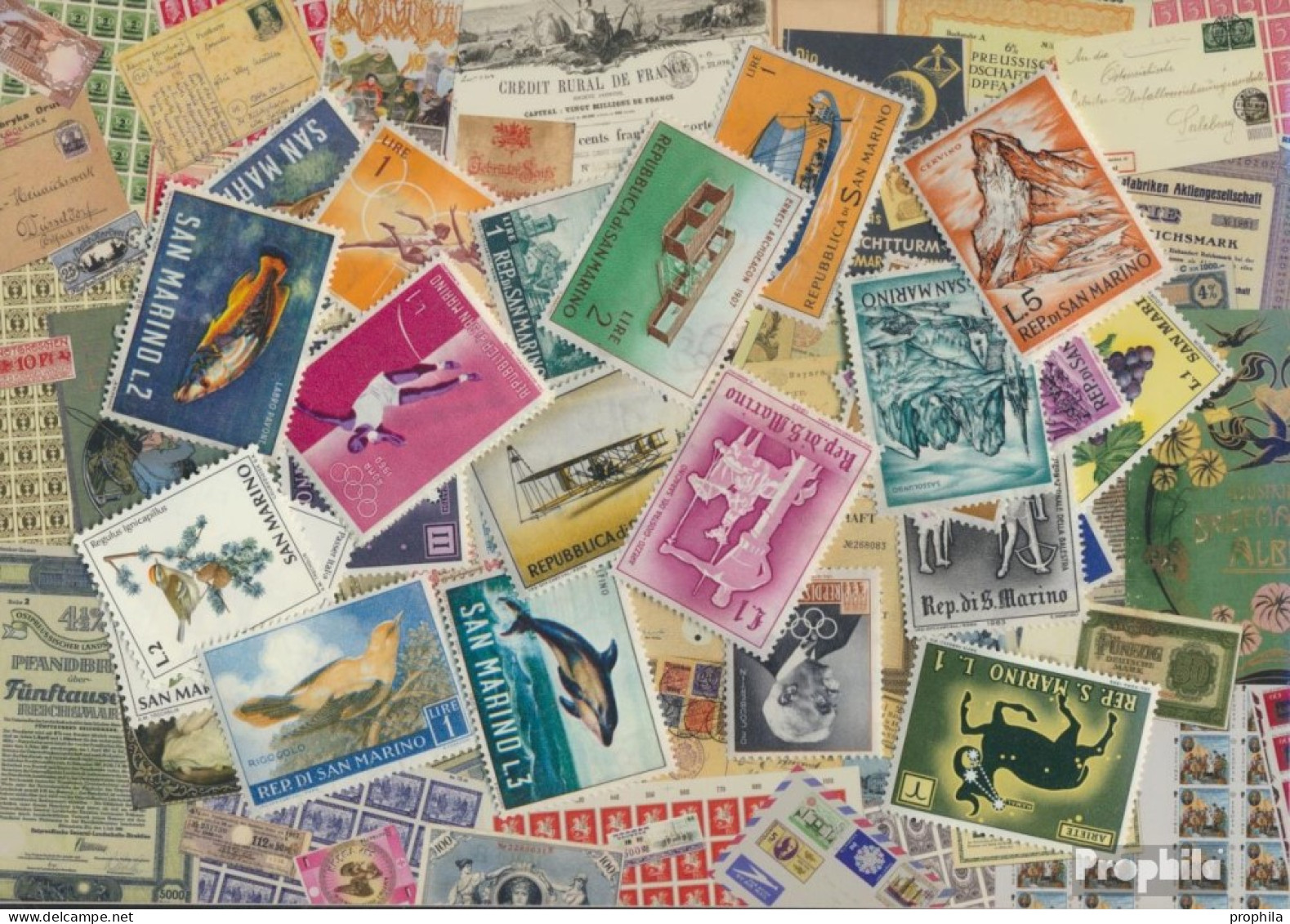 San Marino Briefmarken-25 Verschiedene Marken - Collections, Lots & Series