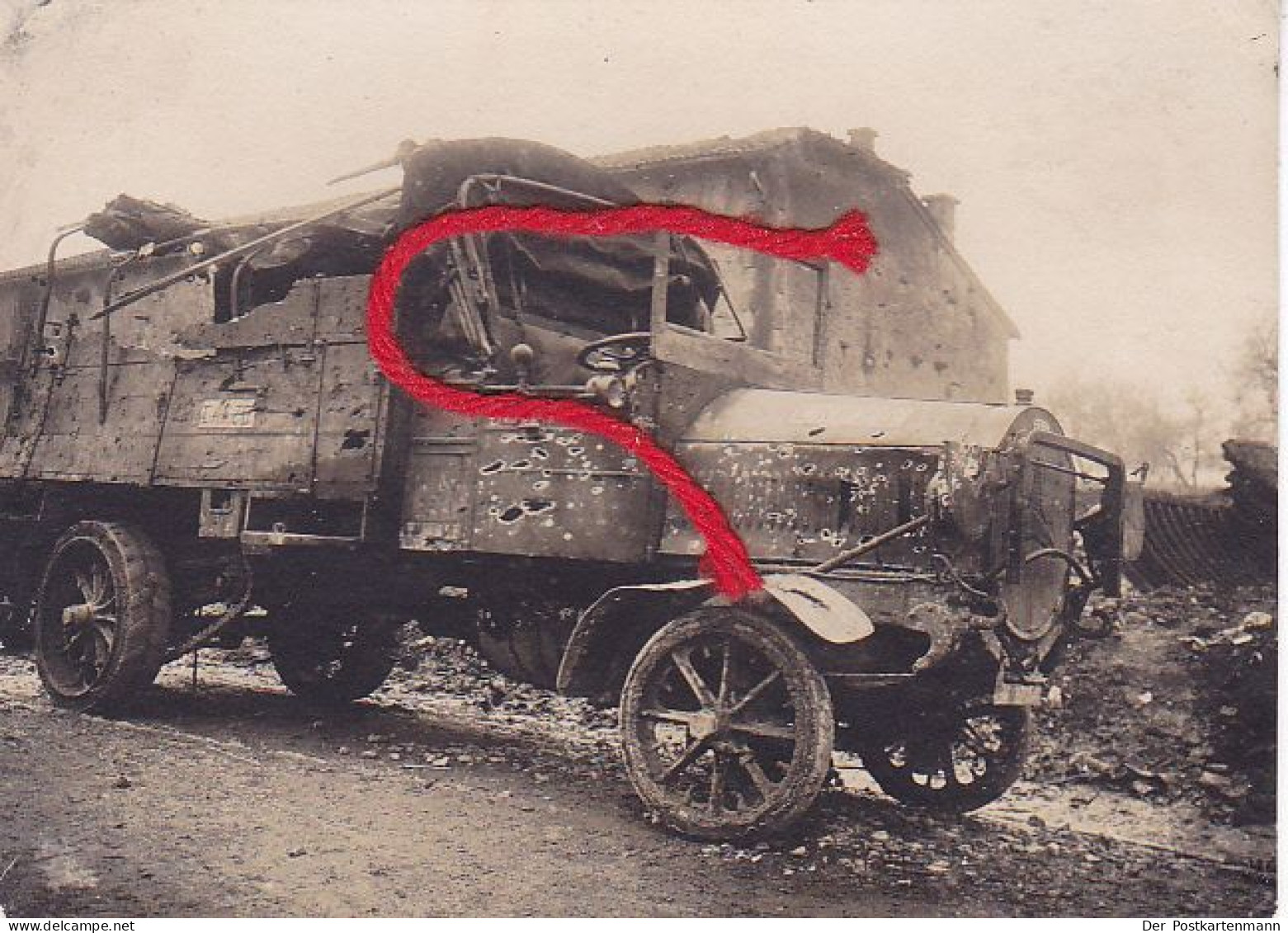/ 55 / - MOIREY Camion LKW   Photo Allemande 1° Guerre - Other & Unclassified