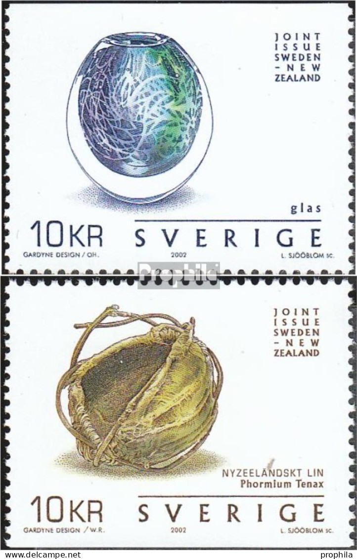 Schweden 2293-2294 (kompl.Ausg.) Postfrisch 2002 Kunsthandwerk - Ungebraucht