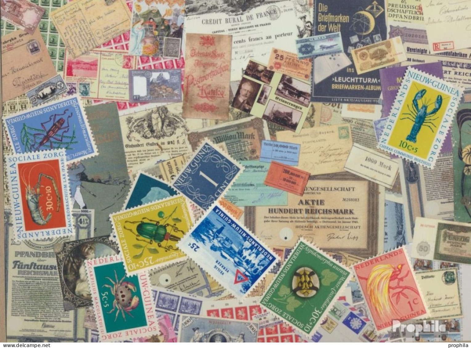 Niederl.-Neuguinea Briefmarken-10 Verschiedene Marken - Nouvelle Guinée Néerlandaise