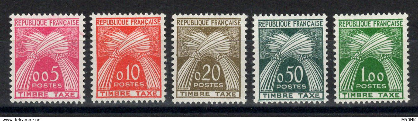 PROMOTION - Taxe YV 90 à 94 Gerbes En NF Complete N** MNH Luxe , Cote 70 Euros - 1960-.... Neufs