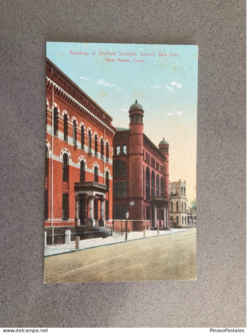 Buildings Of Sheffield Scientific School, Yale University, New Haven Connecticut Carte Postale Postcard - New Haven