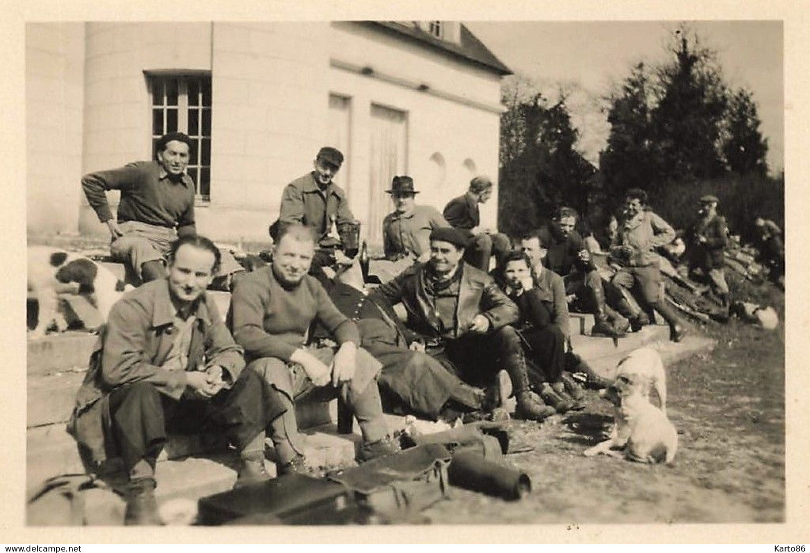 Bois Morin , Soissons * 2 Photos Anciennes Circa 1947 Format 9x6cm - Soissons