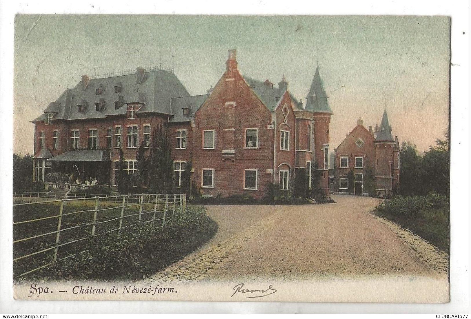 Spa (Belgique, Liège) : Le Château De Névezé-farm En 1904 PF. - Spa